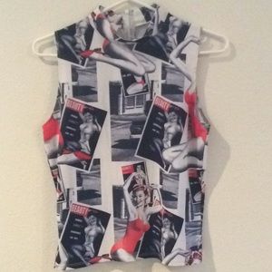 Feel Good retro top, never worn, from Paris